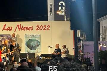 Concierto de tres bandas en la Plaza de Las Nieves en Lomo Magullo/Francisco Javier Santana.